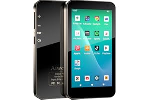 160GB MP3 Player with Bluetooth and WiFi - Aiworth GMS Certified Android Streaming Music Player with Spotify,Portable 4" Touch Screen MP4 MP3 Music Player for Kids with APP Store