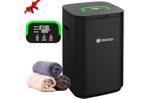 CooCoCo Towel Warmer, for Mom, 23L Large Hot Towel Heater Bucket for Bathroom, Blanket Warmer with Child Lock and Timer, LED Display, Delay Time Up to 24 Hour, Gifts for Women Men