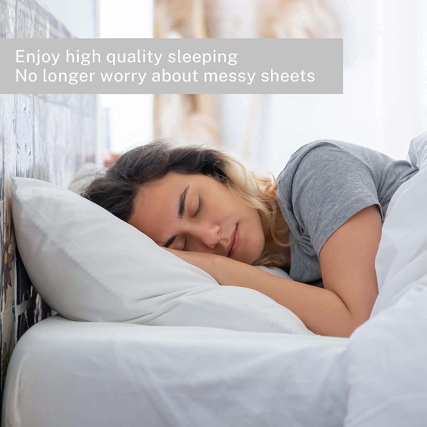 Sheet Straps Elastic Crisscross Bed Sheet Fasteners Suspenders, 6 Way Black Adjustable Bed Sheet Holder Straps, Fitted Sheet Clips for Full, Queen, King Twin Bed (6 in 1 Belt with 12 Clips): Home & Kitchen