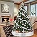 AMS 2.36''/24ct Clear Christmas Ball Pendant Shatterproof Plastic Balls Ornaments Decorative Xmas Balls Baubles with Stuffed Feathers Decoration for Wedding, Thanksgiving, Party(60mm, Pink)
