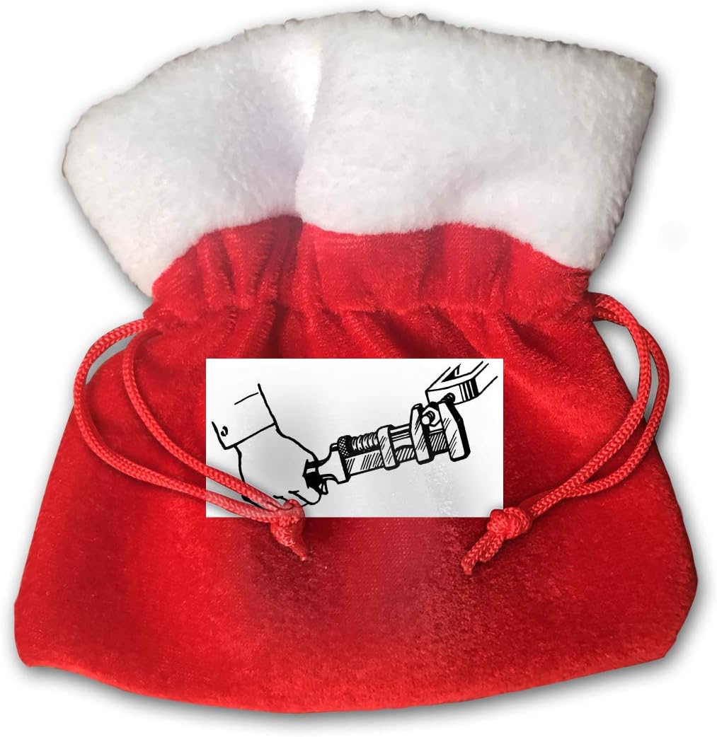 Leisue Monkey Wrench (PSF) Bags Drawstring Santa Sack Decorations