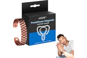 AAFQ Biancat ProstaPower Magnetic Copper Band,AEXZR Magnetic copperProstate Band,Oveallgo Magnetic CopperProstate Band,for Men&Women (Rose Gold)