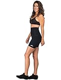 Delfin Spa Women's Mineral Infused High Waist Exercise Shorts - Petite Thru Plus Size