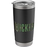 Wicked Movie Logo Emerald Green Stainless Steel Insulated Tumbler