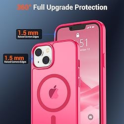 SUPFINE Magnetic for iPhone 14 Case & iPhone 13