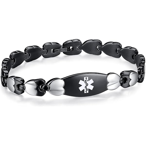 thumbnail image 2 of PJ JEWELLERY Personalised Engraving Genuine Braided Leather With Stainless Steel Medical Alert 2 of 13