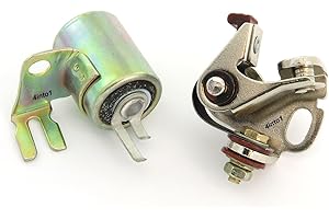 4INTO1 Ignition Tune Up Kit Points & Condenser - Hitachi ONLY - Compatible with Honda Z50 CT/SL/XL70 XL/XR75 XL80S