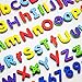 Magnetic Letters and Numbers, Fun Alphabet Kit for Kids, ABC Educational Toys, Refrigerator Magnets with Dry Erase Magnetic Board Preschool Toy - 112PCS