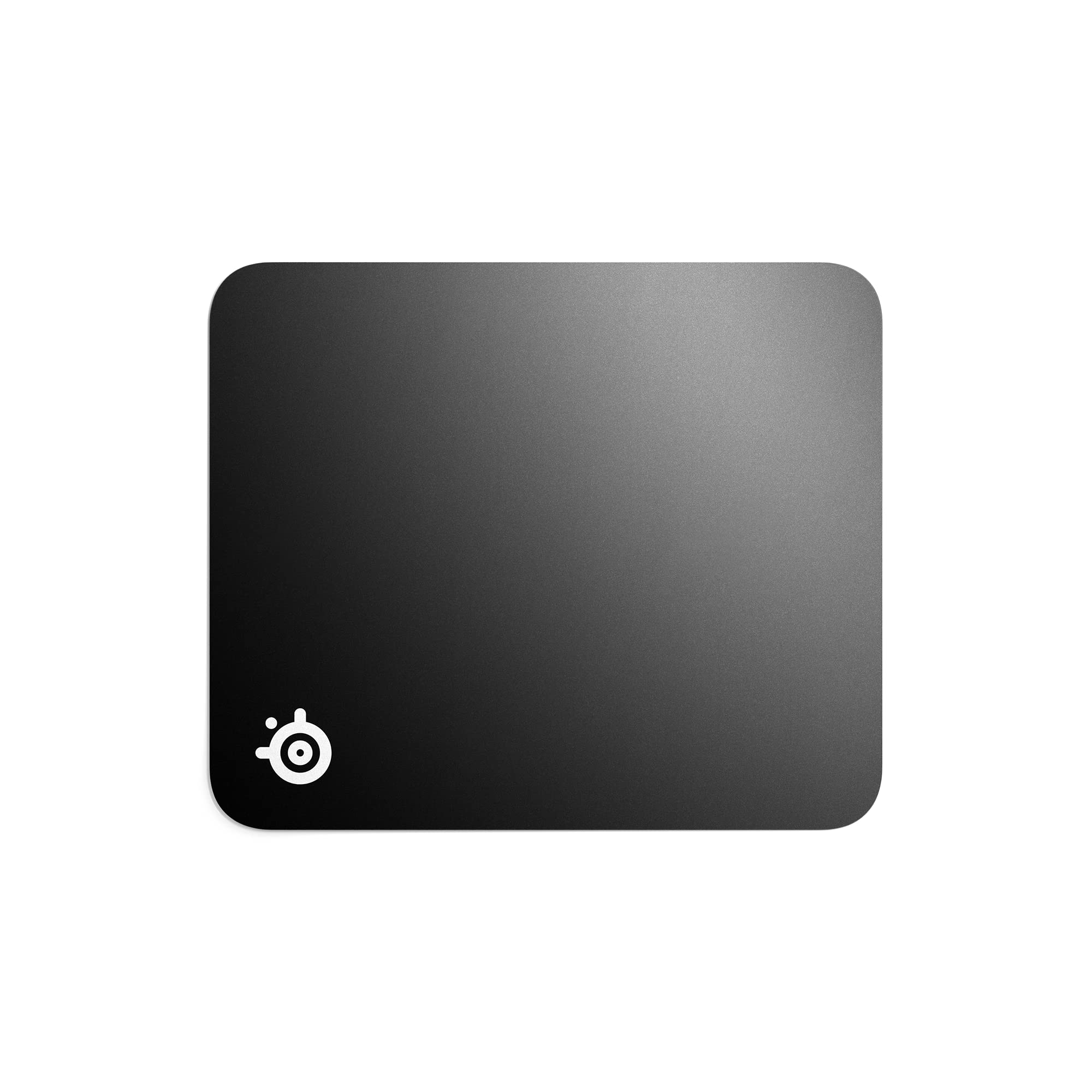 SteelSeries QcK Medium Gaming Mousepad — Black — Non-Slip Silicone Rubber Base — Peak Tracking and Stability — Optimized for Gaming Sensors — 320 mm x 270 mm — FPS, MOBAs, RTS, MMO