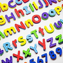 Magnetic Letters and Numbers, Fun Alphabet Kit for