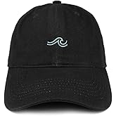 Trendy Apparel Shop The Wave Embroidered 100% Cotton Adjustable Cap Dad Hat