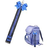 Cheer Pin Strap Pin Me Ribbon for Backpack Glitter Cheerleader Keychain Cheer Gifts Cheer Bow Pin Holder