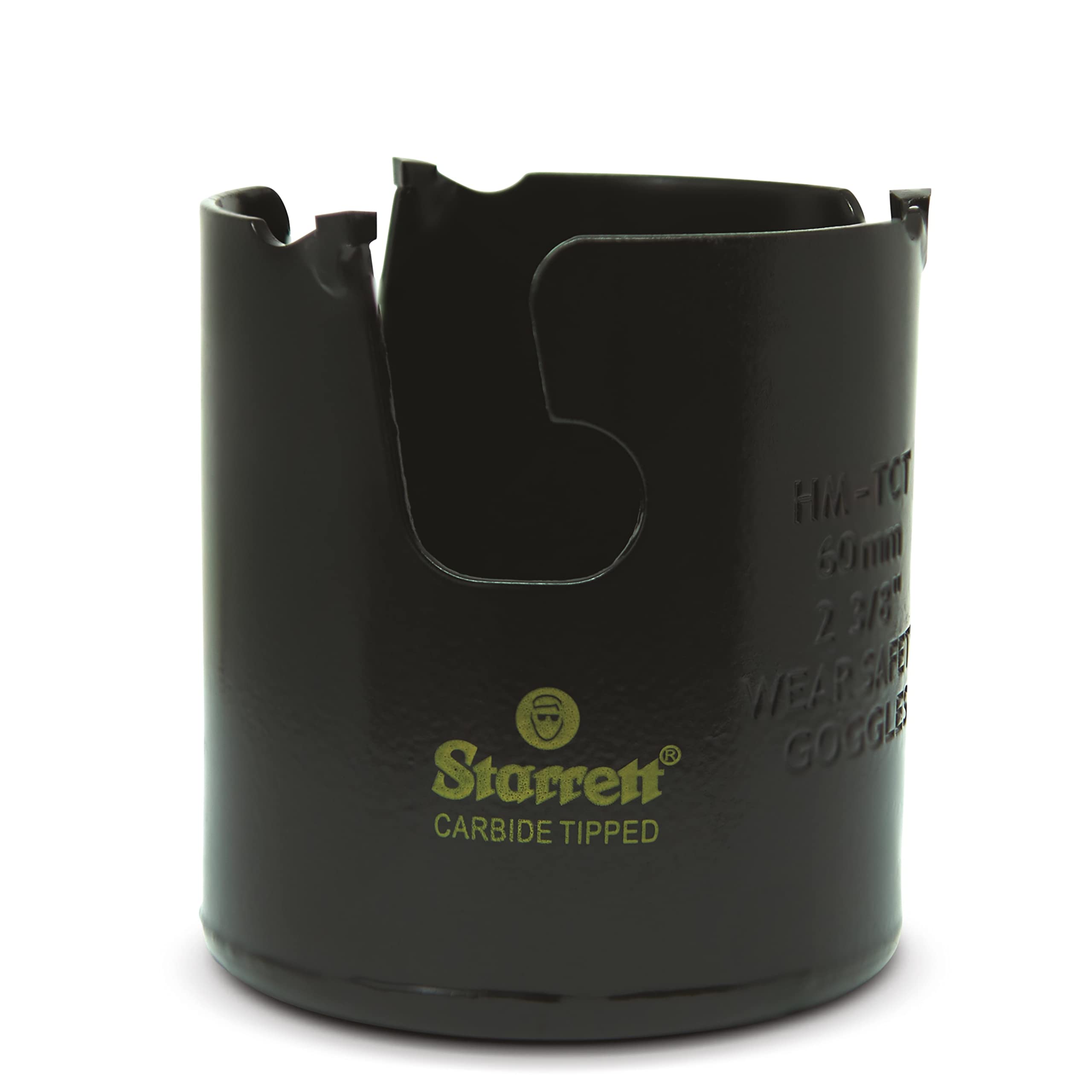 Starrett Tungsten Carbide Tipped Holesaw - MPH0238 Multi Purpose Cut TCT Hole Saw Cutter - For Wood MDF Plastics Ceramic Wall Tiles - 60mm