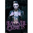 Black Veil Brides Poster Music Andy Biersack Image Solo Black Veil Brides Merch BVB Band Merch Fallen Angels Black Veil Brides Merchandise Indie Bedroom Decor Cool Wall Art Print Poster 12x18