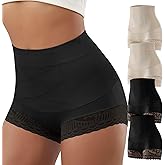 QUASTI Women Shapewear Tummy Control Underwear High Waisted Girdle Body Shaper Postpartum Stretch Full Coverage