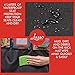 Lusso Gear Heavy Duty Kick Mats (2 Pk) - Back Seat Protector, Sag Proof, Waterproof, Car Back Seat Cover for Kids Who Make Big Messes, 3 Reinforced Storage Pockets, Premium Oxford Fabric (Red)
