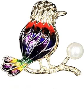 Broche Broche de aceite unisex de gama alta de cabeza grande Aves