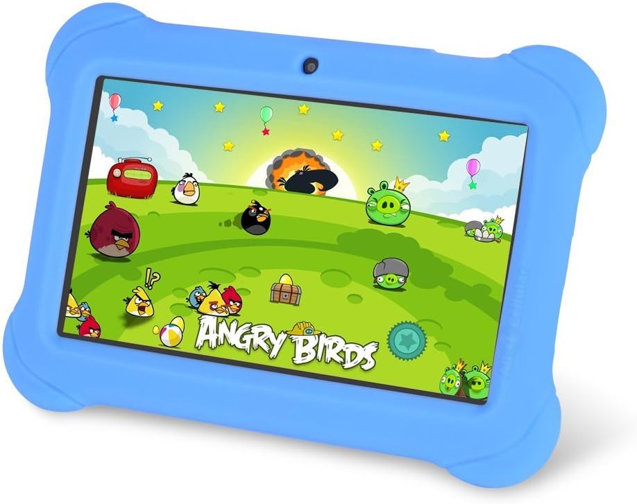 Zeepad Kids TABZ7 Android 4.4 Quad Core Five Point Multi Touch Tablet PC, 7", 4GB, Kids Edition, Blue