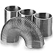 Kicko Rainbow Metal Coil Spring Walking Toys - 4 Pack - Perfect Novelty Prize and Party Favor for Kids, Teens, and Adults - Classroom, Game and Travel Activity Toy - Slinky Toys for Kids