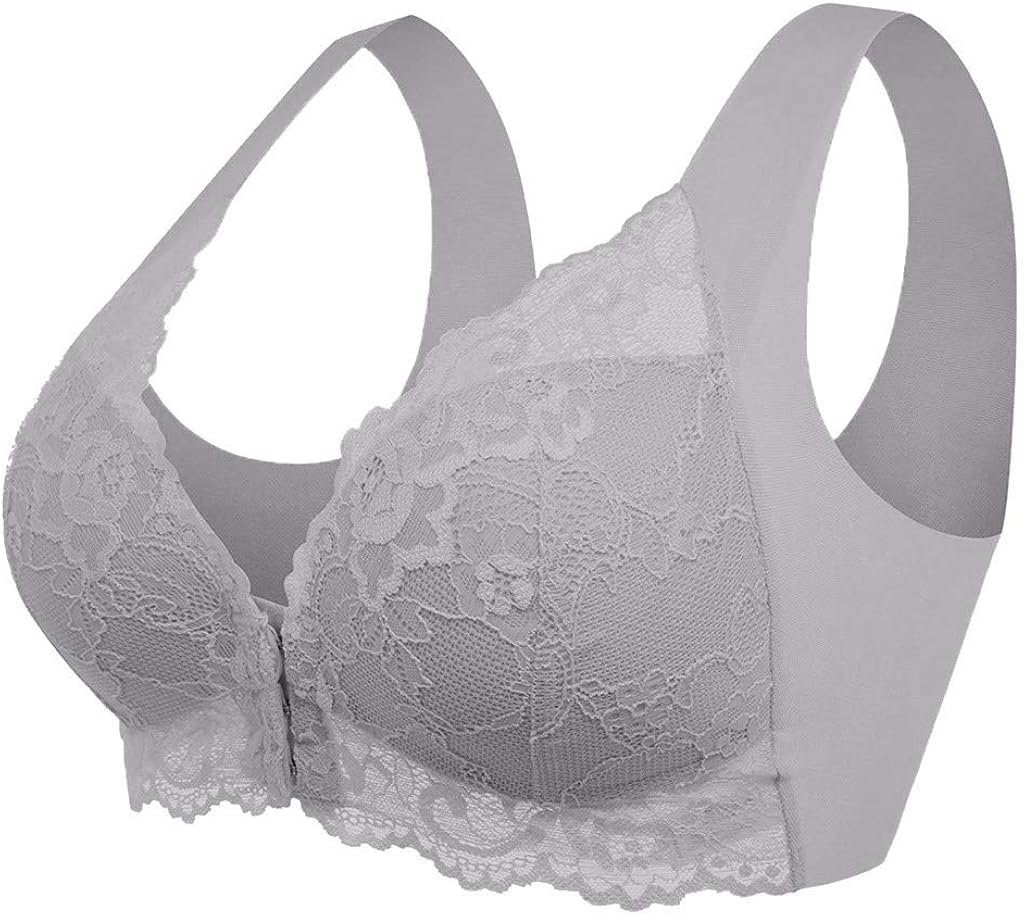 Bras for Women Underwear,Leewos Ladies Seamless Everyday Bra Lace Trim
