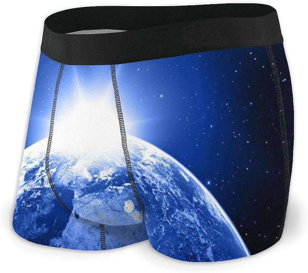 Mens Boxer Briefs Galaxy Stars Nebula Fashion Underwear for Boys Shorts Leg Comfort Quick Dry