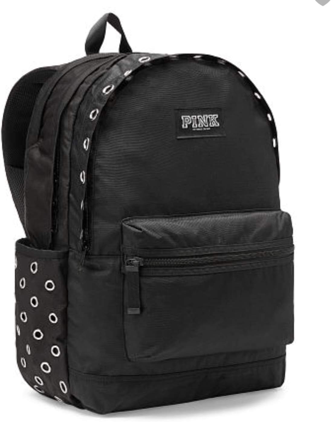 all black victoria secret backpack