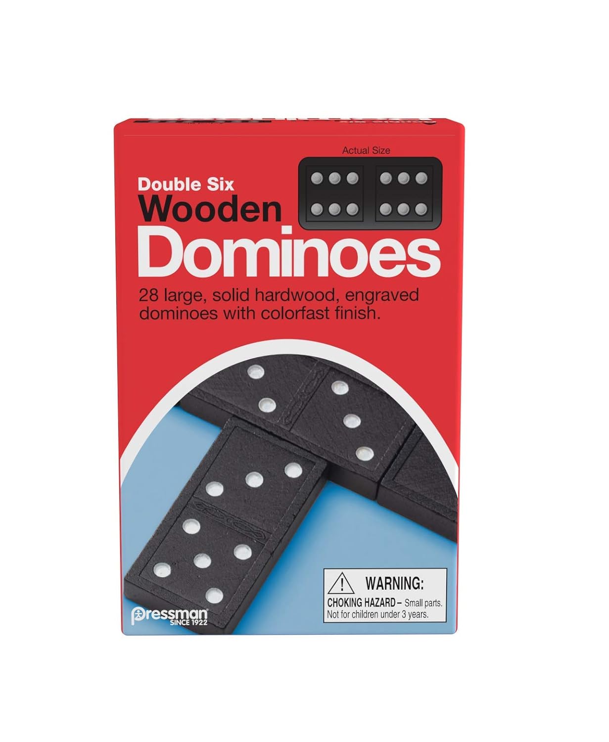 Goliath Games Double 6 Wooden Dominoes, Wooden Dominoes Six, 7.87 inches - Image 4
