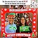 Christmas Inflatable Frame and Photo Booth Props – NO DIY Required Attached to The Stick – Fun Holiday Party Decorations for All Family – Great Theme Party Kit (Christmas Props)