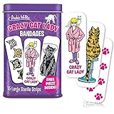 Crazy Cat Lady Adhesive Bandages 15 ct Tin w/ Free Prize