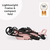 My Babiie MB30 Pushchair Pink Leopard - From Birth to 22kg, Compact Fold view 2