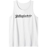 Yellowjackets Black Text Logo Tank Top