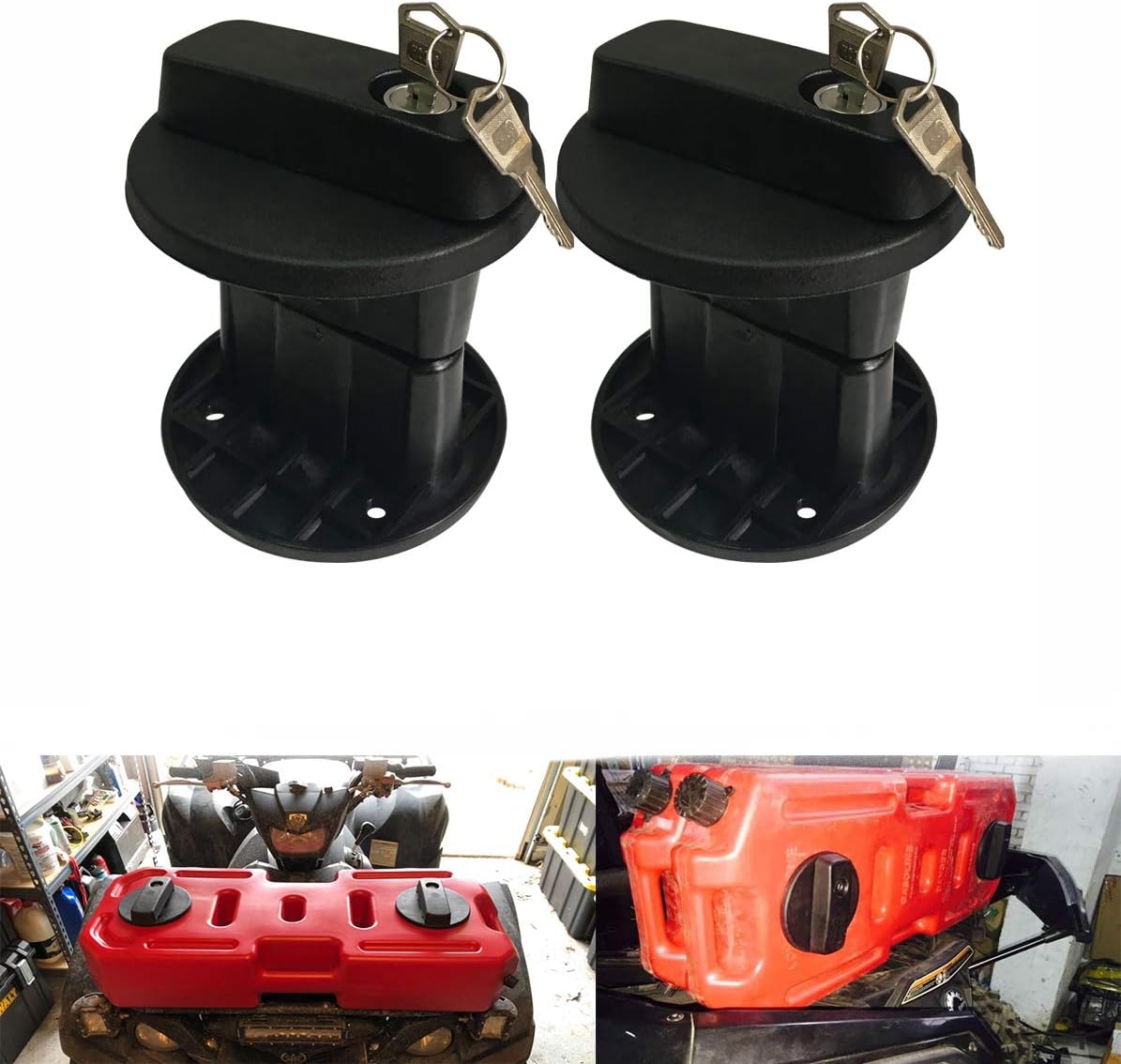 Fuel Can Lock 10L/20L/30L Oil Storage Cans Spare Emergency Backup Tanks Mount for Auto Parts (30L)