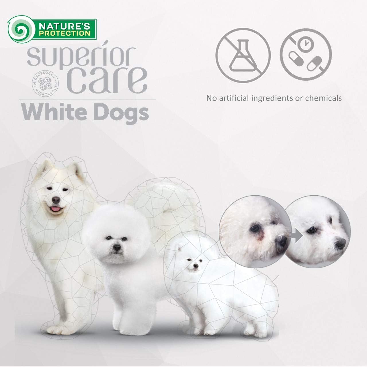 Nature’s Protection Superior Care Grain-Free Puppy Dry Dog Food, Hypoallergenic Dog Food with Salmon for White Coat Puppies - Image 3