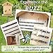 Mason Bee House - Crack'n Special $25 Off - Viewing Window, Wildflower Seeds, Guide - Wooden Block Nesting Tray Tubes Set - Wild Native Solitary Bees Unique Gardening Gifts for Women Men Mom Dad Gift