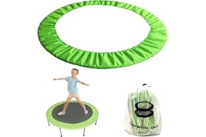 ABIPHOP Mini Trampoline Spring Cover 36 Inch Small Trampoline Safety Pad for 6 Holes Round Trampoline Tear-Resistant Oxford Cloth Anti-Vibration Easy to Install Replacement, Multiple Color Options