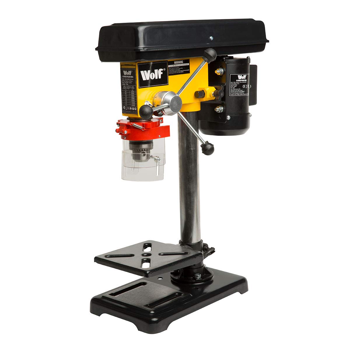 Buy Wolf 9 Speed Bench Pillar Drill 