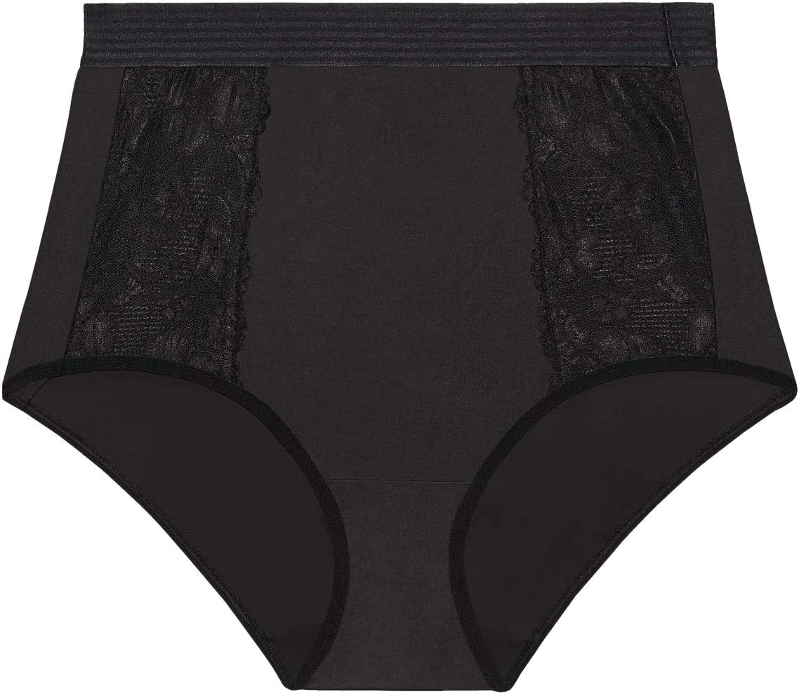 Savage X Fenty Women's Curvy Floral Lace High-Waist Brief