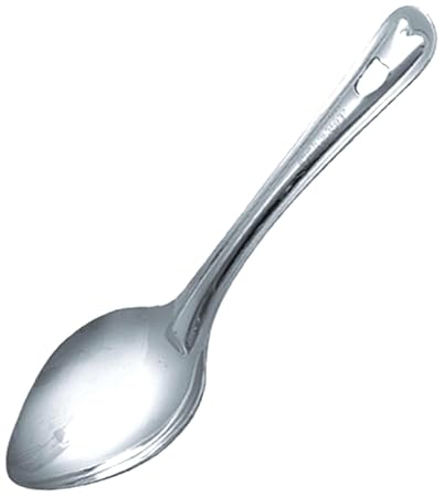 Crystal Basting Stainless Steel Serving Spoon, Silver