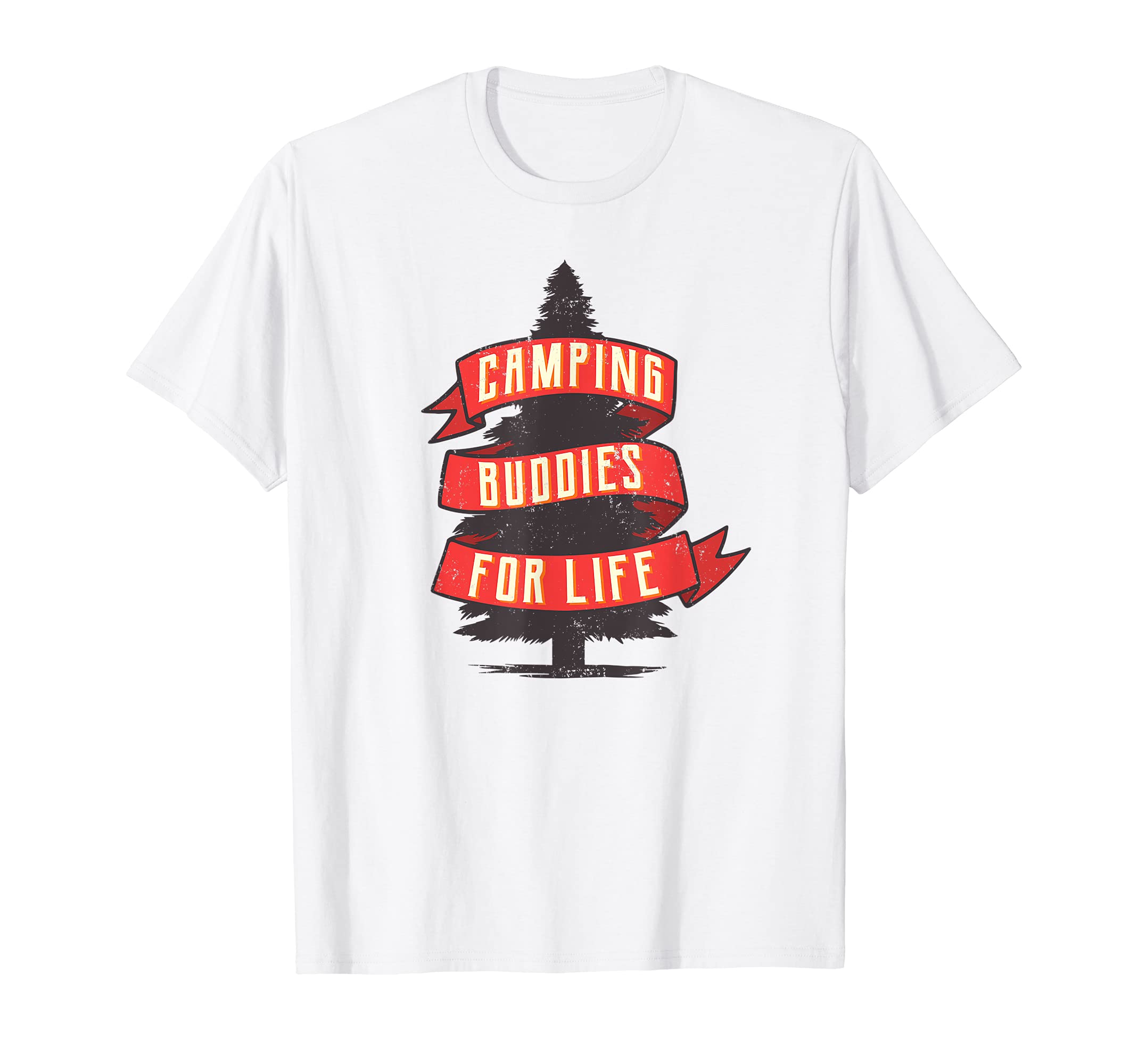 Camping Buddies For Life Funny Vacation Summer Hiking Gear T-Shirt