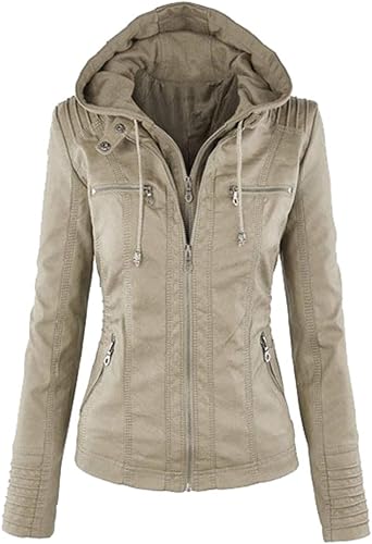 Women's double zipper coat Clearance