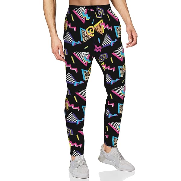 Amazon.com: Men's Sweatpants 80s 90s Retro Workout Pants for Men
