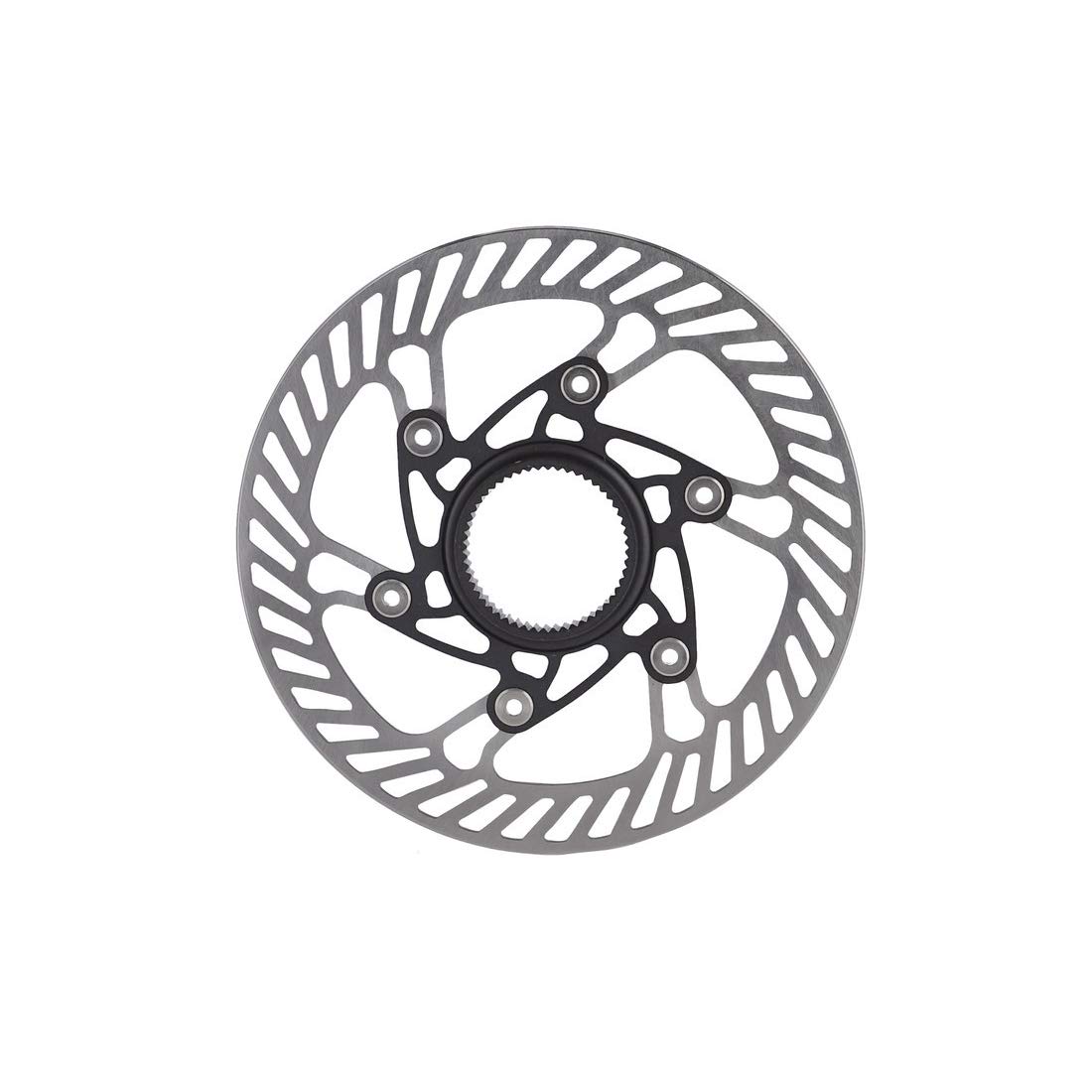 Campagnolo Disc brake Brake Disc Centerlock black/silver Diameter 140mm 2018 disc brake front