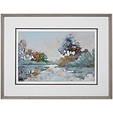Uttermost Morning Lake 51 1/4" Wide Framed Wall Art