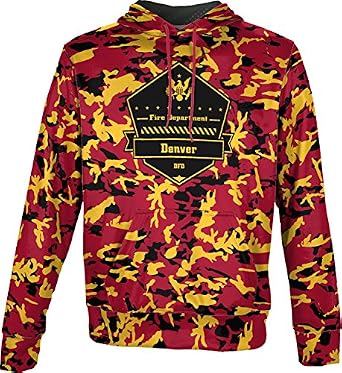 ProSphere Girls Springfield Fire Department Camo Pullover Hoodie chic ProSphere Girls Springfield Fire Department Camo Pullover Hoodie chic