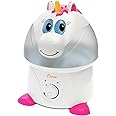Crane Unicorn Ultrasonic Cool Mist Humidifier with Auto Shut-Off, For Baby Nursery and Kids Room, 1 Gallon Tank, Animal Humidifier For Kids Room