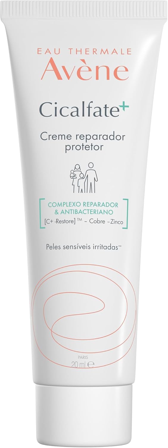 Avène Cicalfate+ Creme Reparador Facial, Nutre, Protege e Repara Pele Irritada, Água Termal Avène, Sulfato de Cobre e Zinco, Purifica, Acalma e Acelera a Reparação da Pele, Resultados Visíveis em 48 H