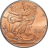 Private Mint Walking Liberty 1 oz .999 Copper Round