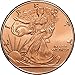 Private Mint Walking Liberty 1 oz .999 Copper Round