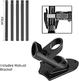 Holdfiturn 6FT Stainless Steel Flagpole Kit with Wall Mount Bracket view 5