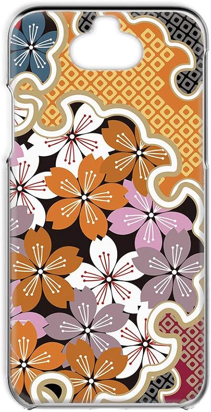 Amazon Co Jp Xperia 8 Sov42 用 スマホケース ハードケース 着物柄 オレンジ 和柄 桜 和風 花柄 Sony ソニー エクスペリア エイト Au Simフリー スマホカバー 携帯ケース 携帯カバー Ffany Wazakura 00l H145 05 家電 カメラ